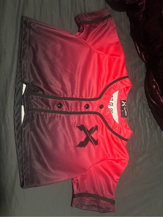Tops - Excision Pink Ombré Cropped Jersey